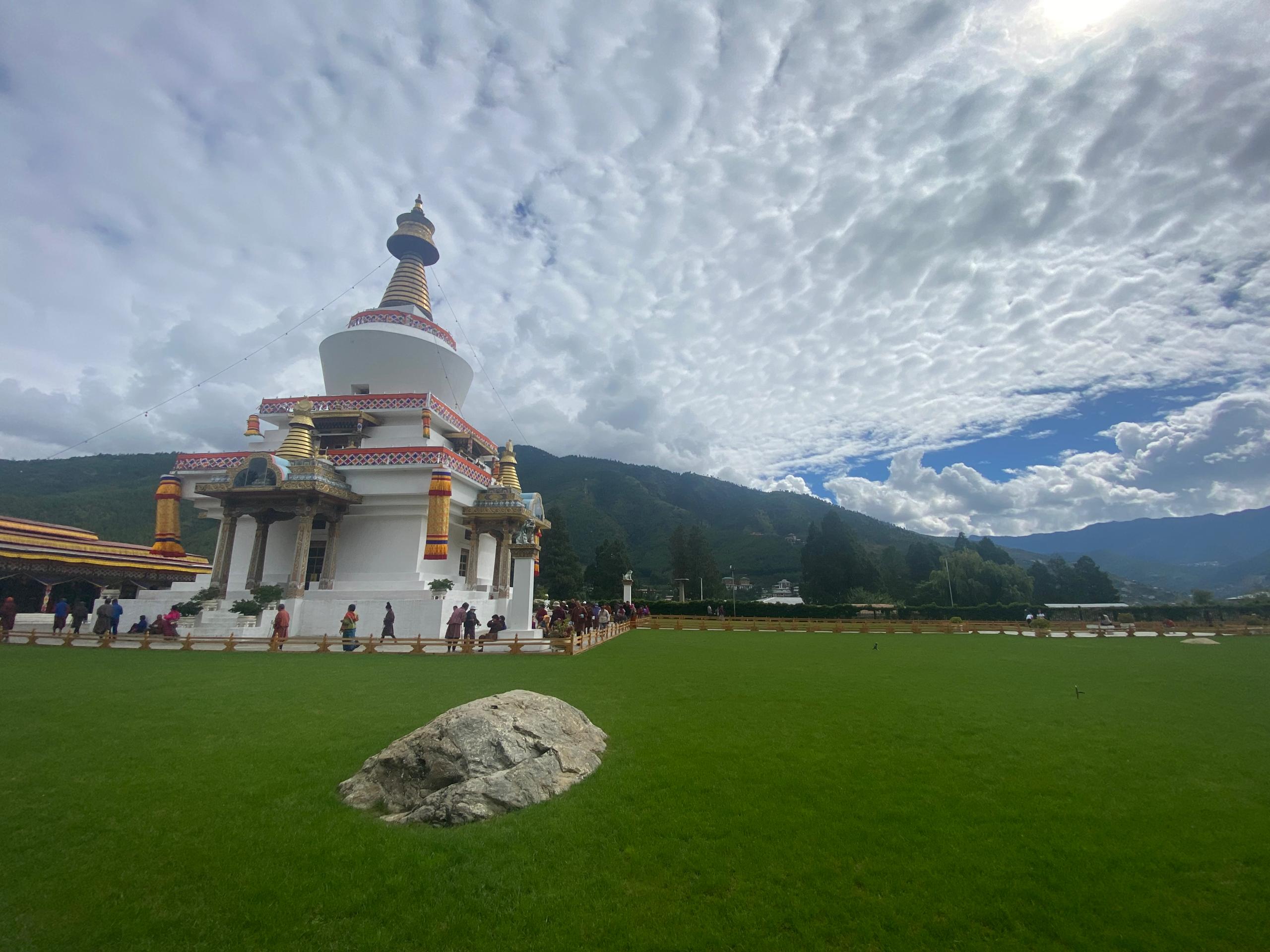 Bhutan landscape and valley